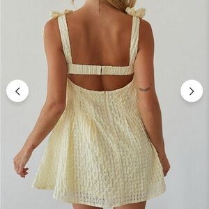 Yellow Mini dress